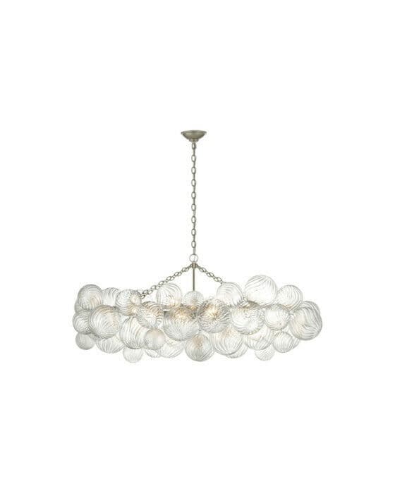 Talia Linear Chandelier Silver M