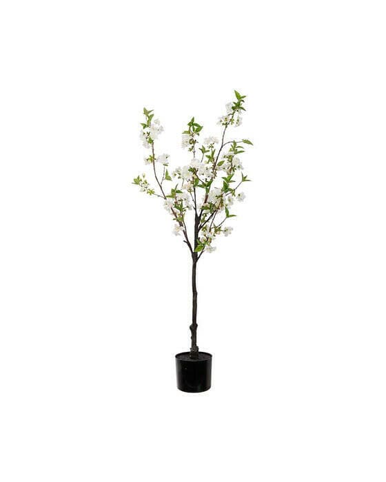 Kirsebærblomst kunsttre hvit