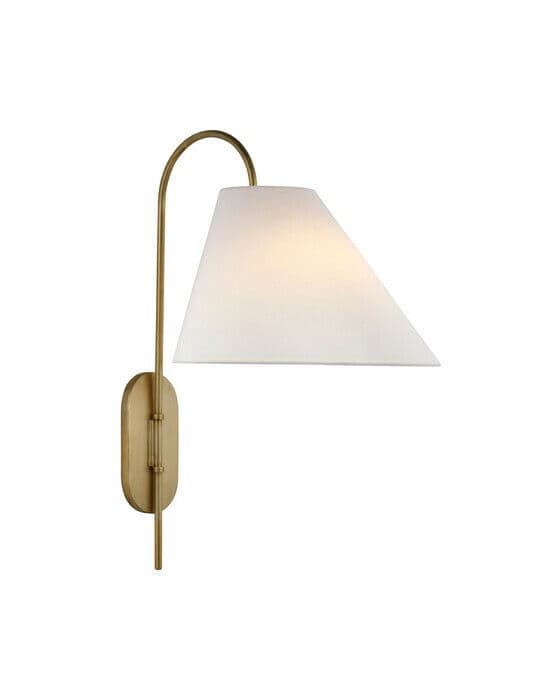 Kinsley Articulating Wall Light Soft Brass Large
