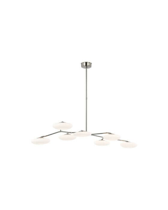 Brindille XL Articulating Linear Chandelier Polished Nickel