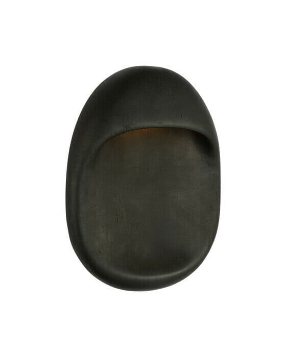 Esculpa 14" Rounded Wall Light Museum Bronze