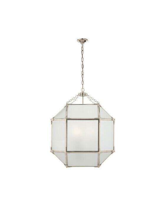 Medium Morris Lantern Polished Nickel