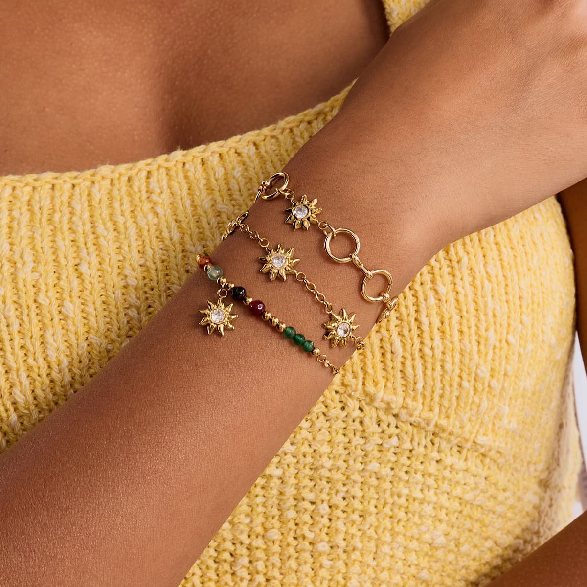 Céleste Bracelet Nazarine 18K Gold