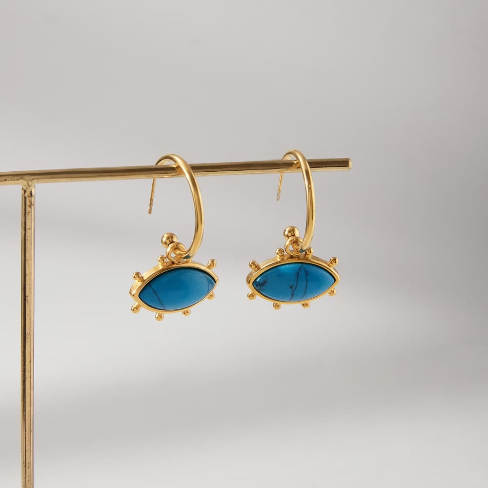 Céleste Earrings Romanella 18K Gold
