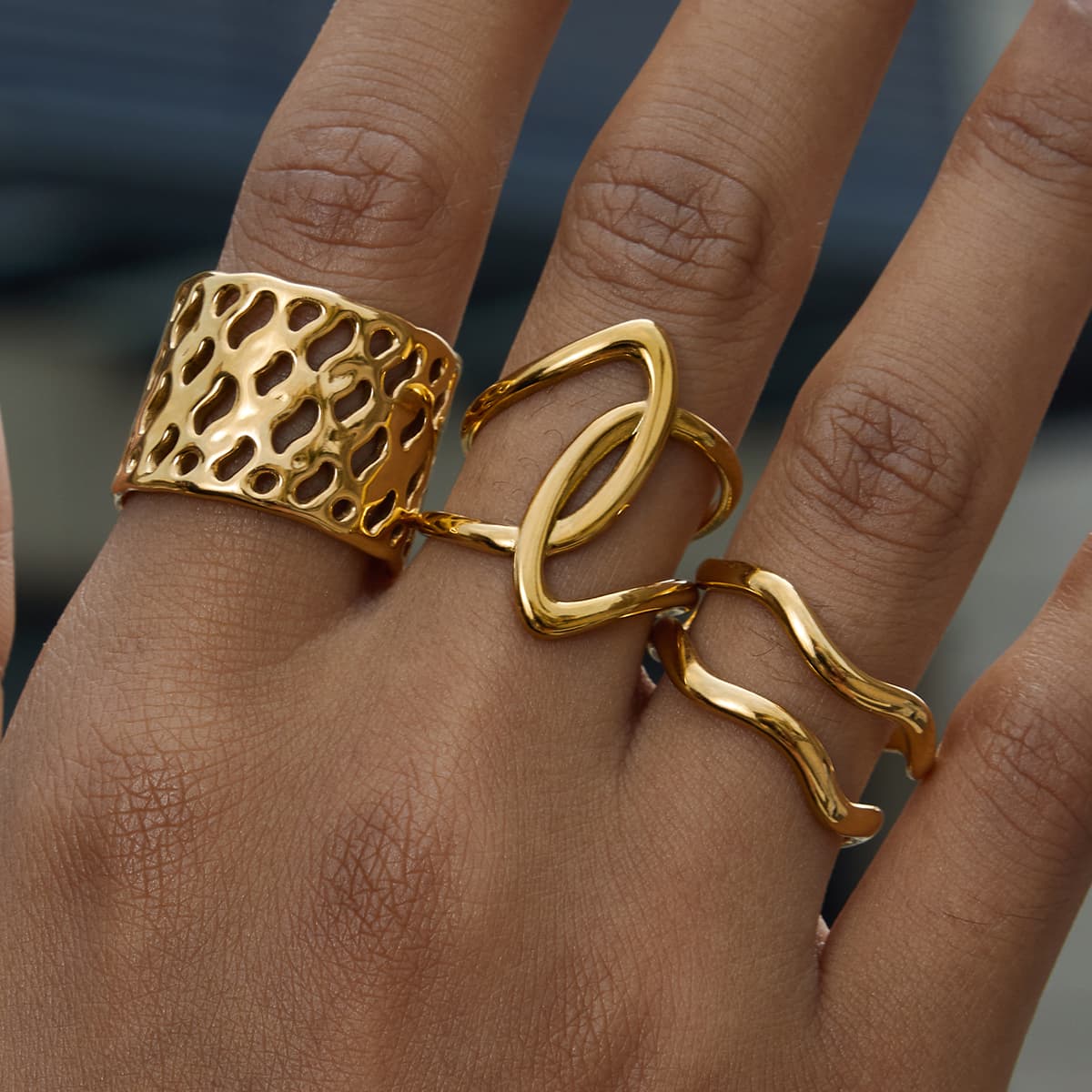 Céleste Ring Vespérine 18K Gold