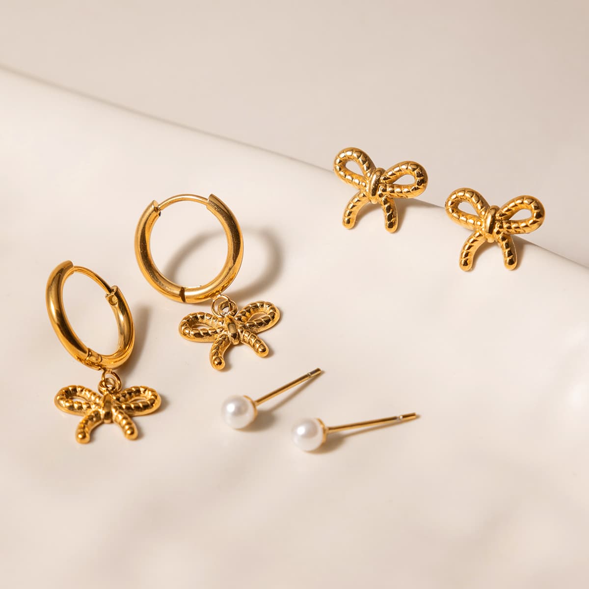 Céleste Earrings Aubinelle 18K Gold