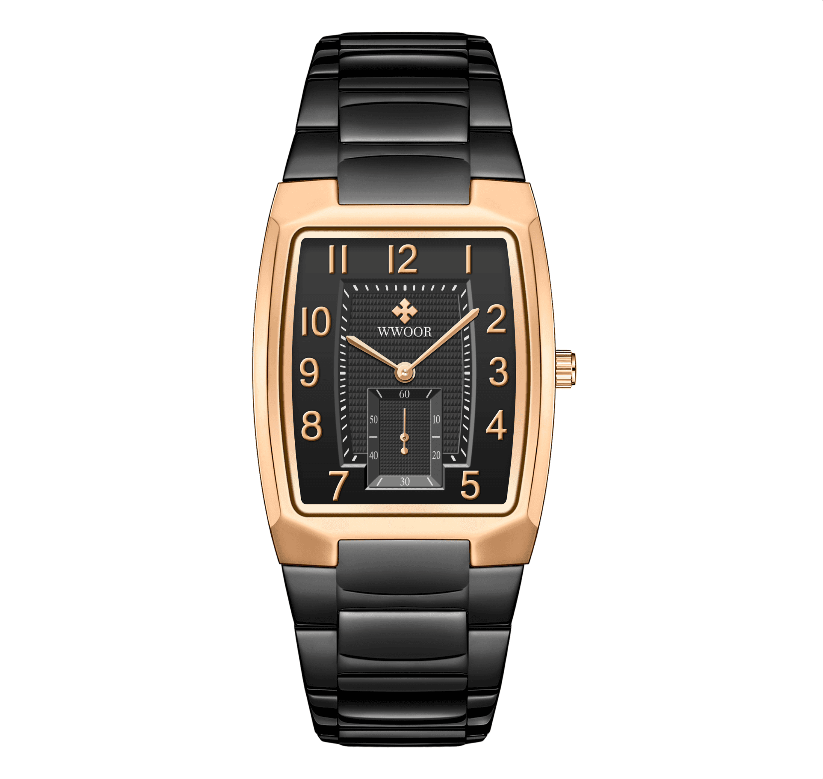 WWOOR Chronolux Black Rose Gold