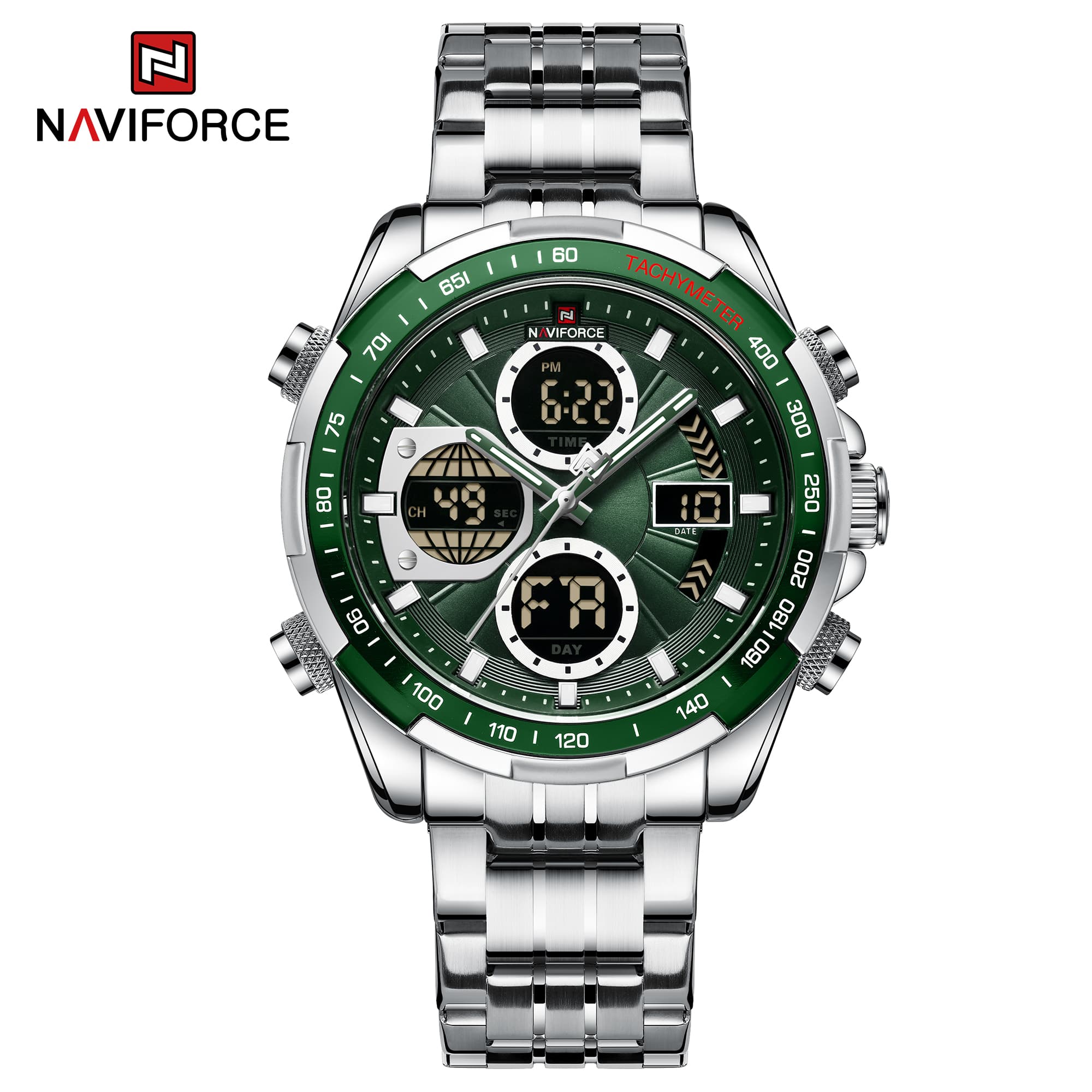 Naviforce Global Force Steel Green