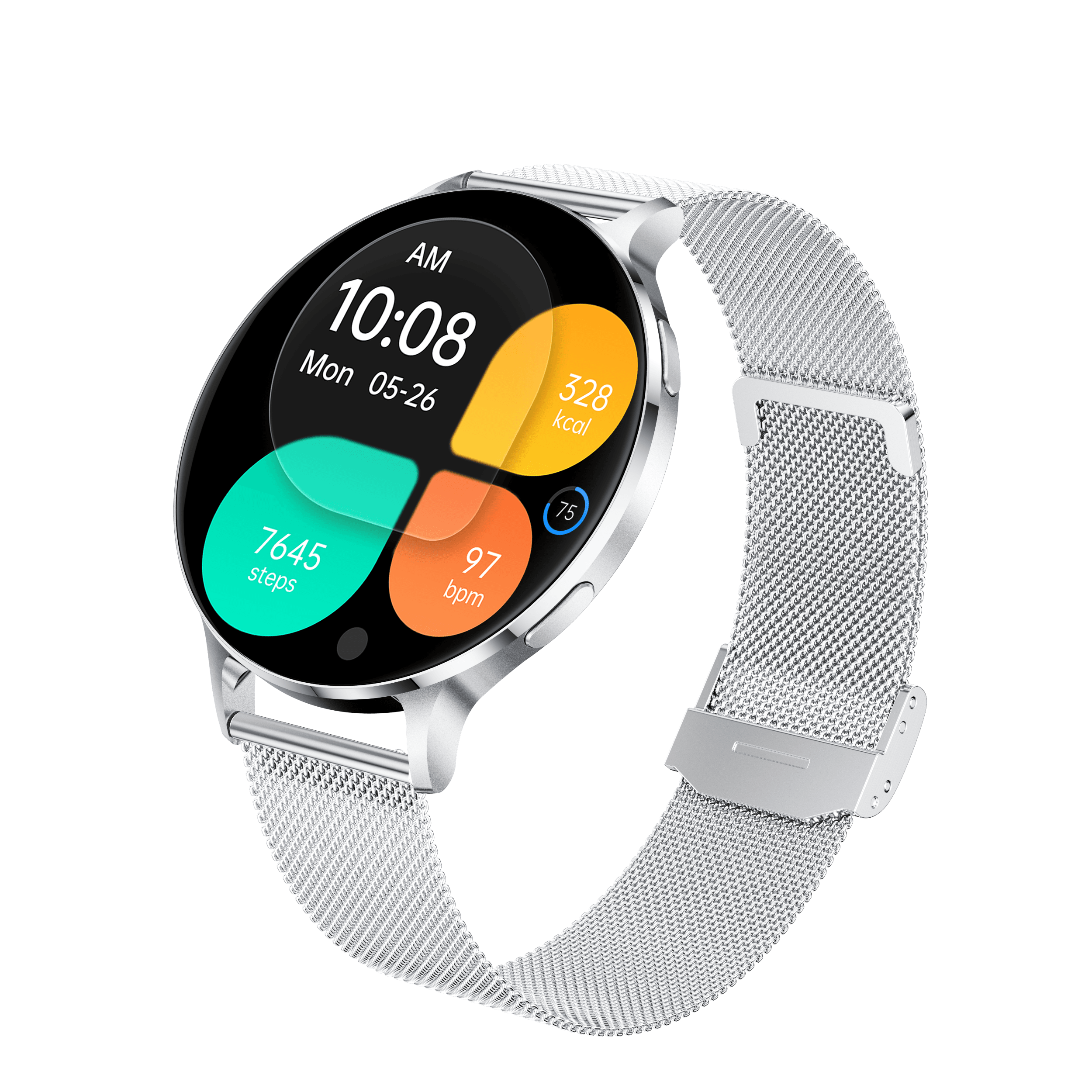 Philippe Palmer Smart Watch LP78 AMOLED Ultra Thin Silver