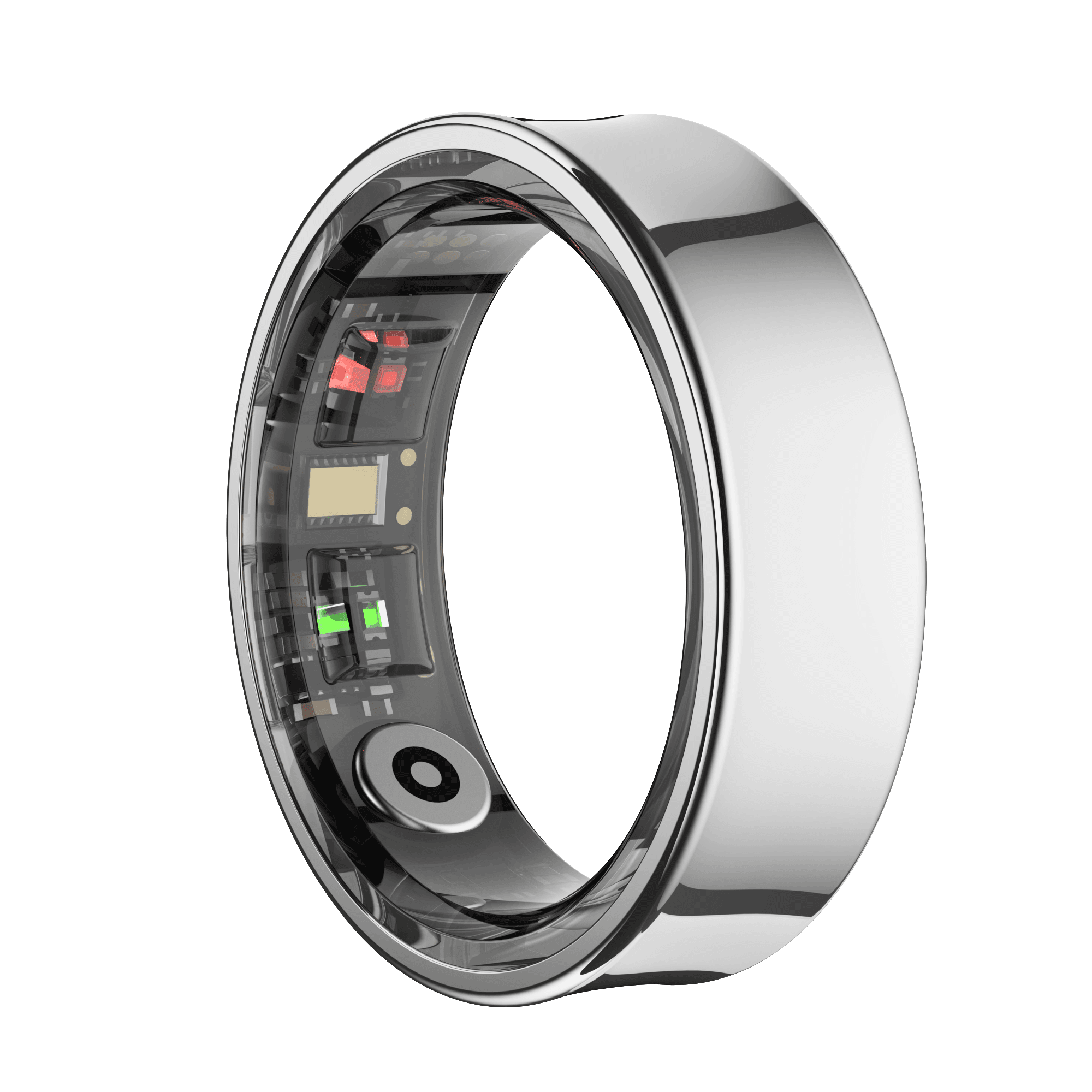 Philippe Palmer Smart Ring Air Silver + Charging Case