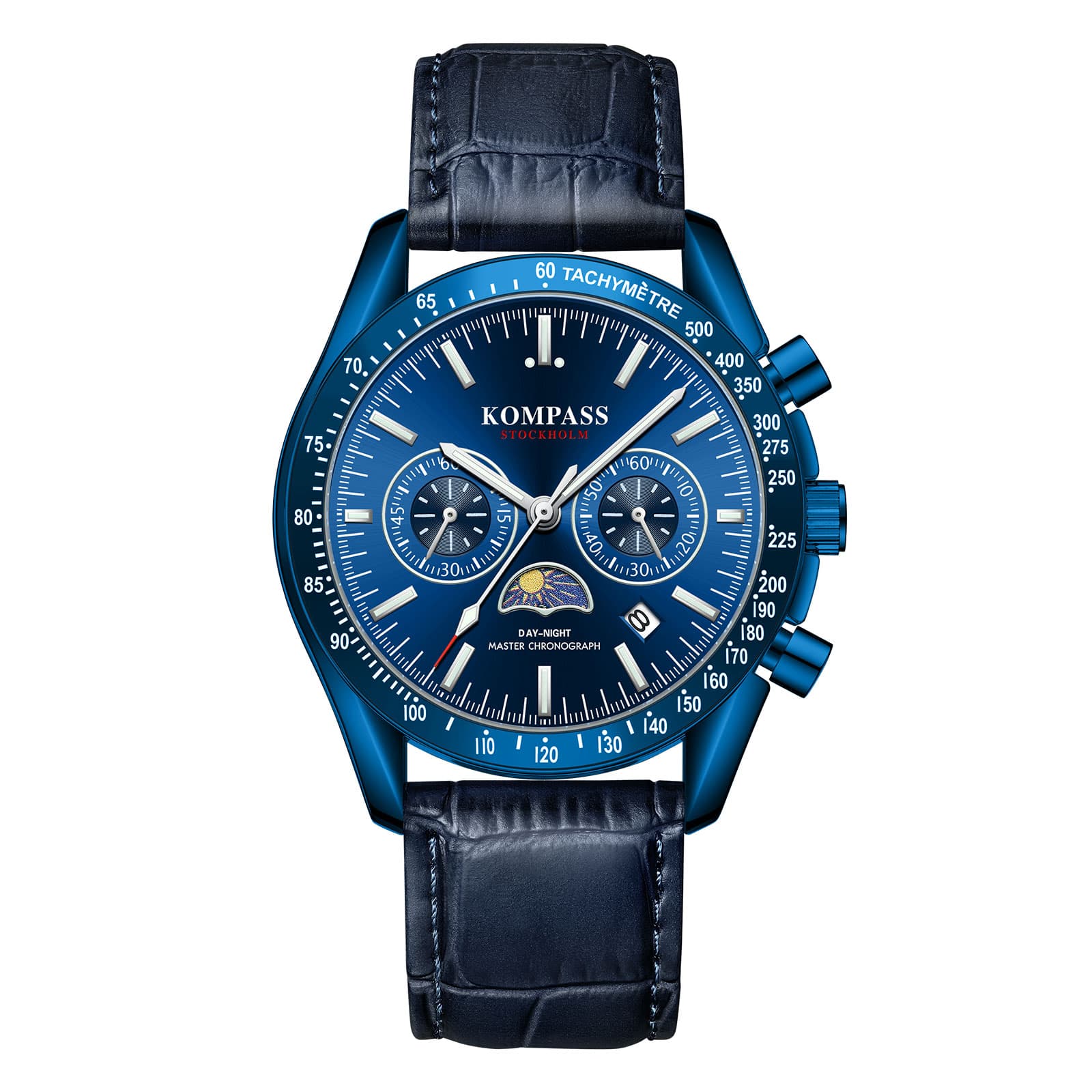Kompass Day-Night Master Chronograph Full Blue