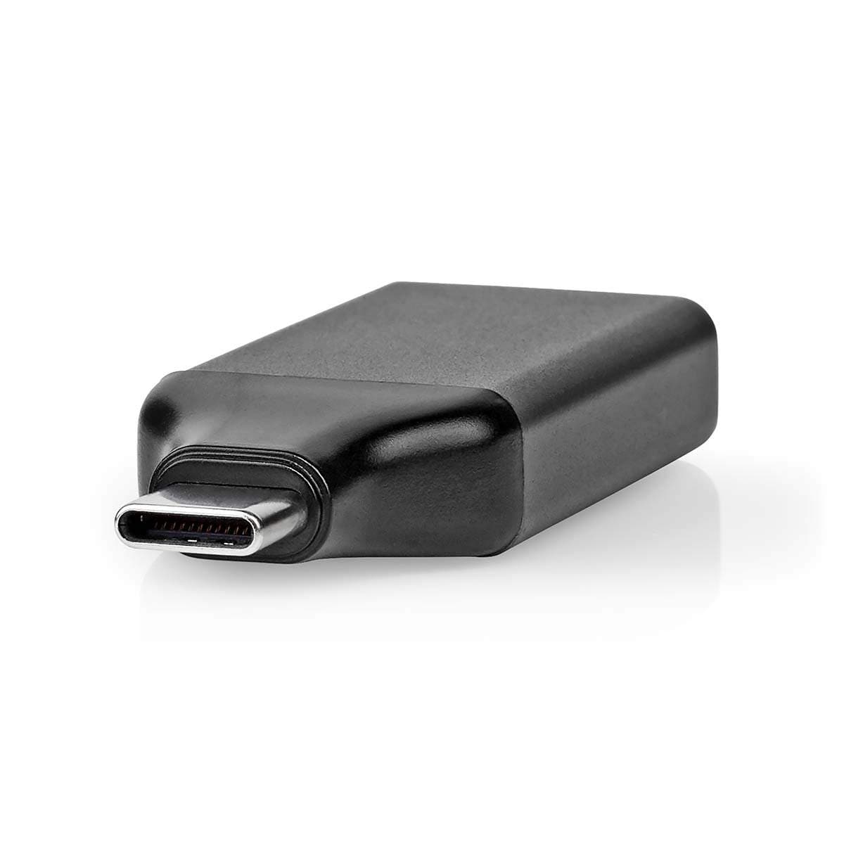 USB-C™ Adapter | USB 3.2 Gen 1 | USB-C™ Hann | HDMI™ Output | 4K@60Hz | Rund | Nikkel belagt | Grå / Sort | Boks