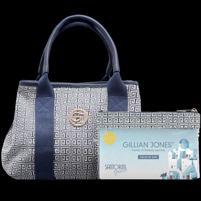 Gillian Jones Mary Bag - Santorini Print 10020-13
