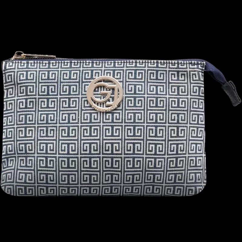 Gillian Jones Cosmetics Bag - Santorini Print 10027-13