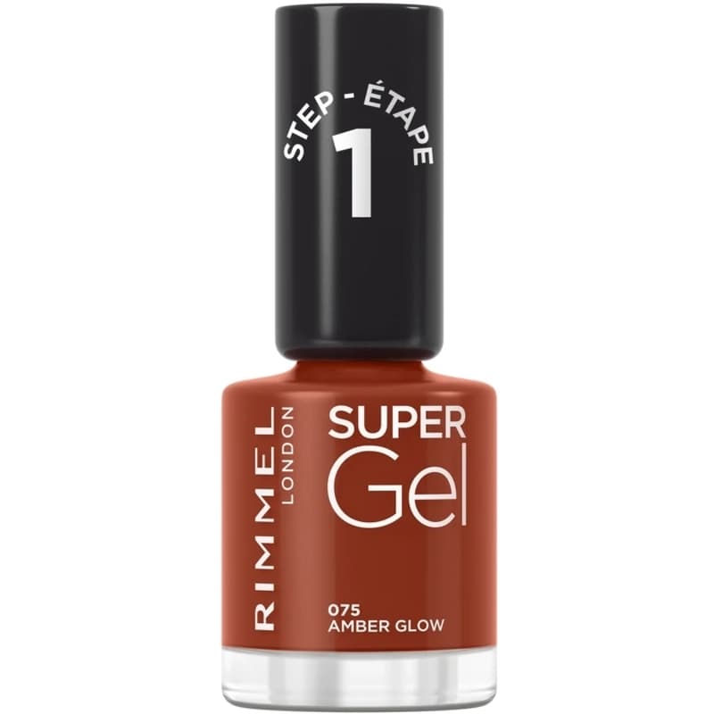 RIMMEL Super Gel Nail Polish - 075 Amber Glow - 075 Aamber Glow 12 ml - 075 Aamber Glow