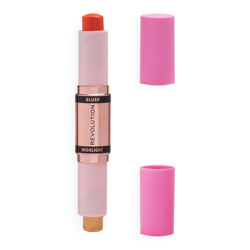 Makeup Revolution Blush & Highlight Stick 8.6 g - Coral Dew