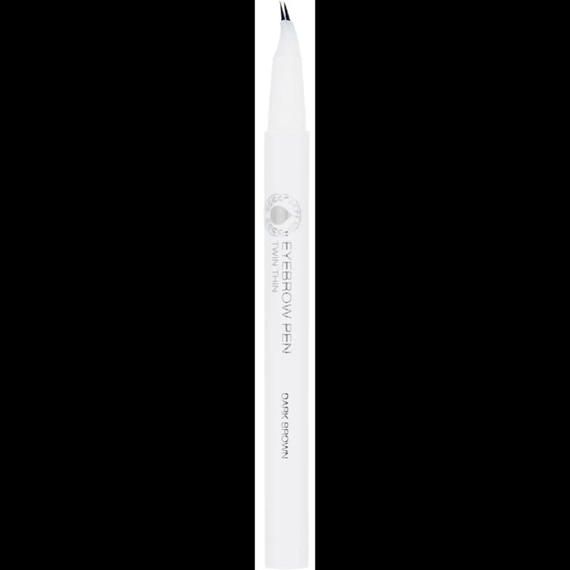 Depend Cosmetic PE Eyebrow Pen Twin Thin 0.55 g - Dark Brown
