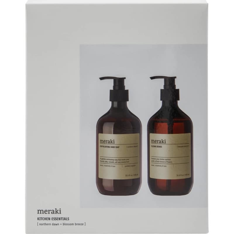 Meraki Kitchen Essentials Gift Box - Northern Dawn + Blossom Breeze 2 x 490 ml