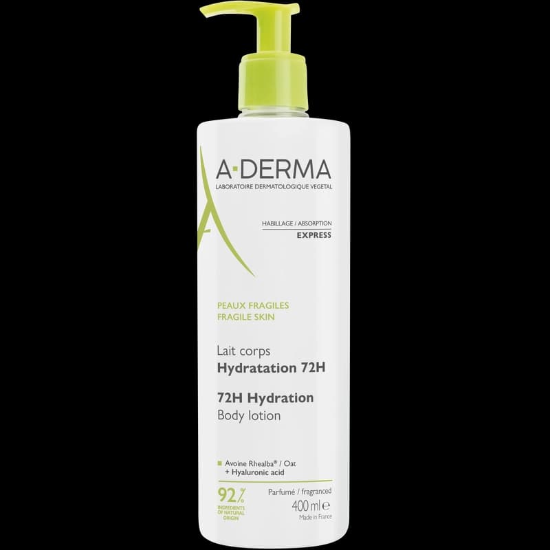 A-DERMA 72H Hydrating Body Lotion 400 ml
