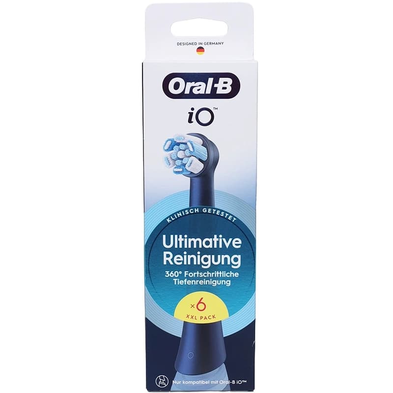 Oral-B IO Ultimate Clean Refill - Black 6 pieces