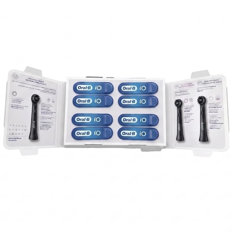 Oral-B IO Ultimate Clean Refill 8 pcs - Black
