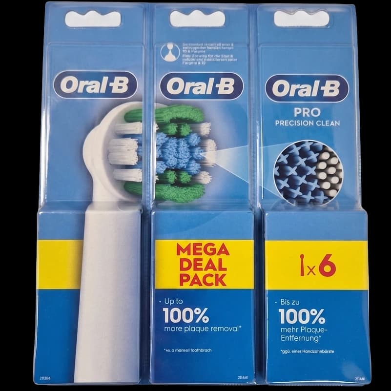 Oral-B Pro Precision Clean 6 pcs - White