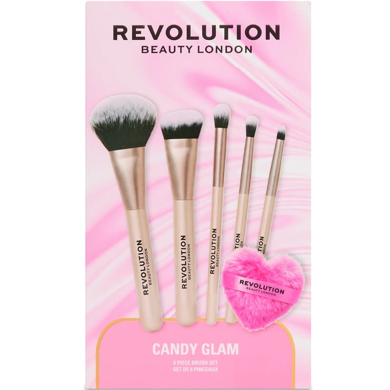Makeup Revolution Candy Glam Brush Gift Set (Limited Edition)