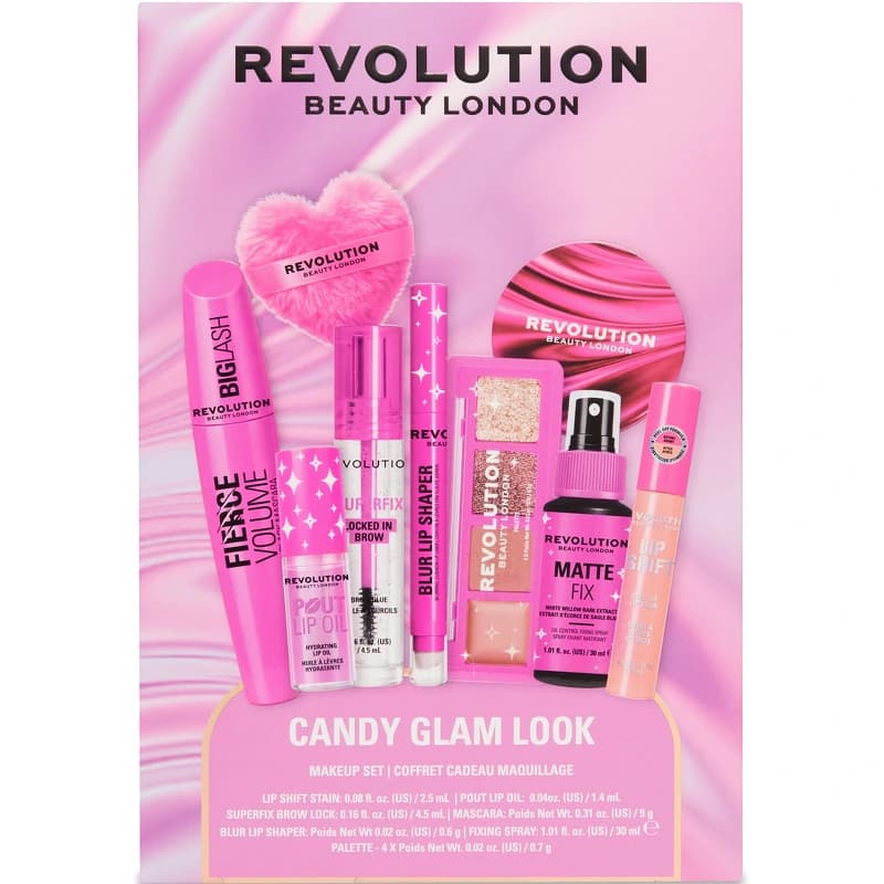 Makeup Revolution Candy Glam Look Gift Set (Limited Edition)