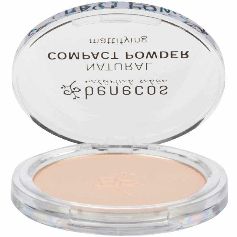 Benecos Natural Compact Powder Mattifying 9 g - Porcelain