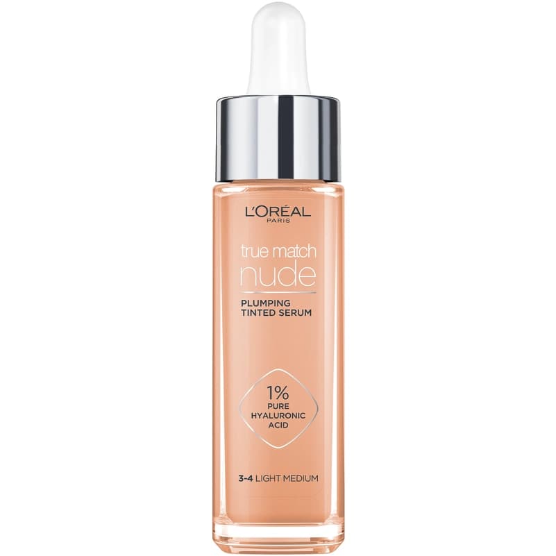 L'Oréal Paris Cosmetics True Match Nude Plumping Tinted Serum 30 ml - No. 3-4 Light-Medium