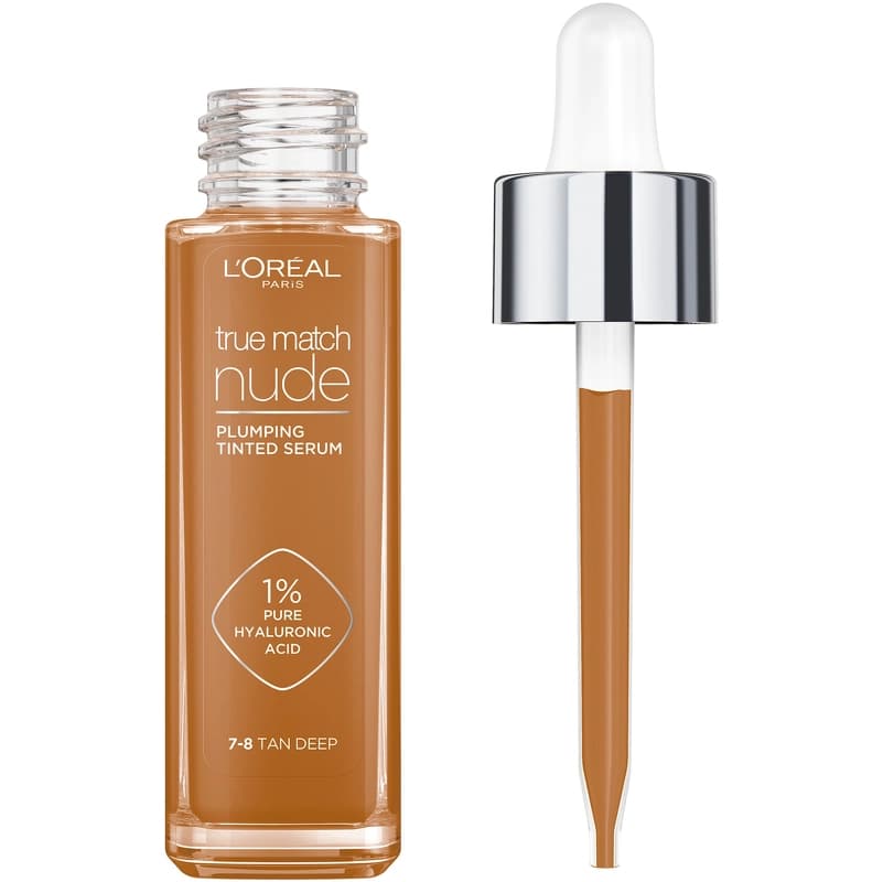 L'Oréal Paris Cosmetics True Match Nude Plumping Tinted Serum 30 ml - No. 7-8 Tan-Deep