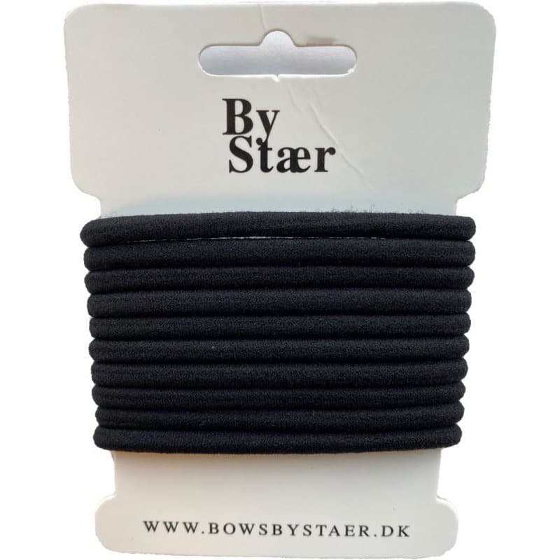By Stær Hairtie 10 pieces - Black