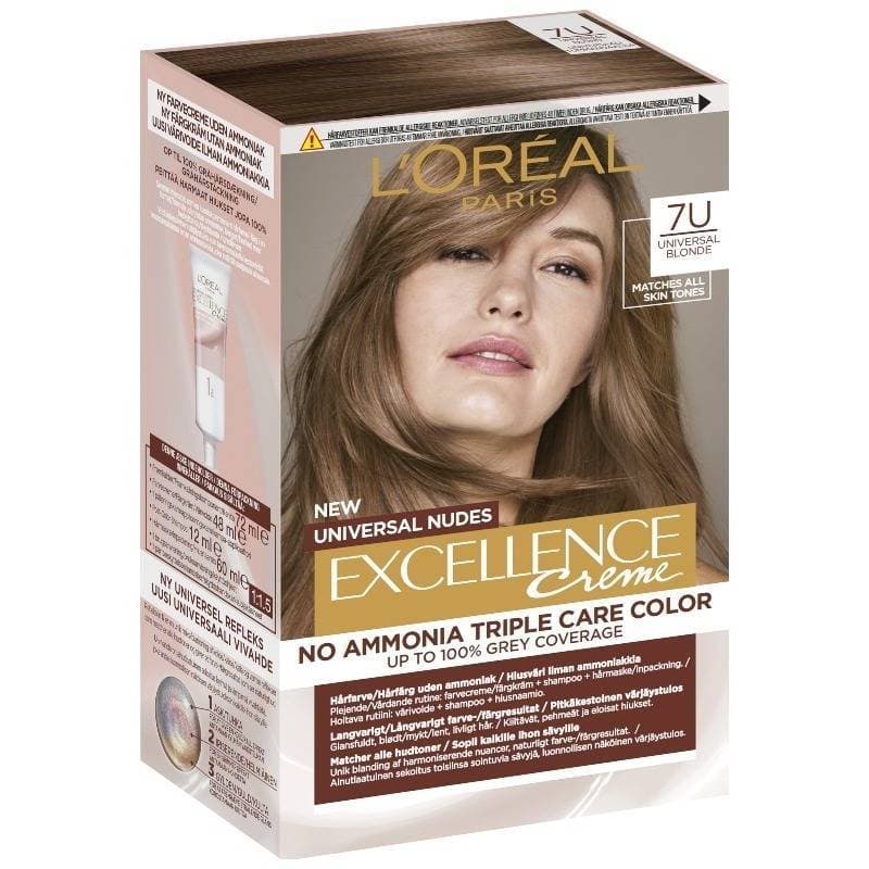L'Oréal Paris Excellence Universal Nudes 192 ml - 7U Blonde