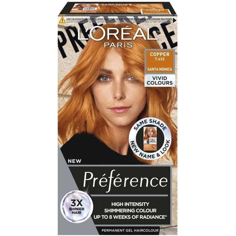 L'Oréal Paris Préférence Vivid Colors - 7.432 Copper