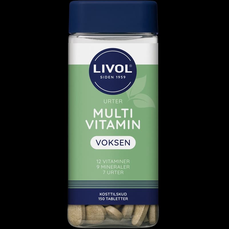 Livol Multivitamin m. Urter 150 pieces