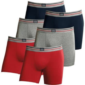 Jockey 6P Cotton Stretch Boxer Trunk Ubestemt Farge bomull X-Large Herre