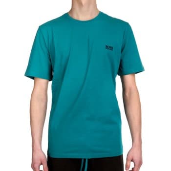 BOSS Mix and Match Lounge T-shirt Turkis bomull Medium Herre