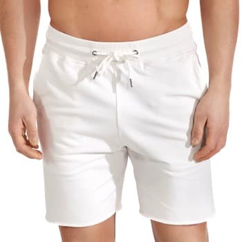 Bread and Boxers Organic Cotton Men Short Benhvit økologisk bomull Small Herre