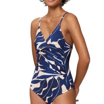 Triumph Summer Allure Padded Swimsuit 01 Hvit/Blå D 38 Dame