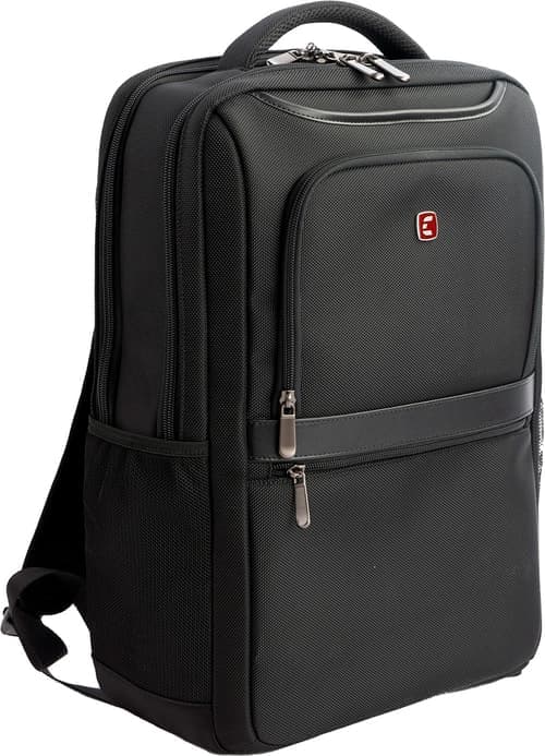 "Cirafon Notebook Backpack City Pro Iv 16"" Nylon Sort"