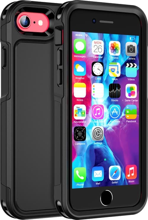 Cirafon Aegis Støtsikkert Magsafe Mobildeksel (mil-std-810h) Iphone 7/8/se (2020)/se (2022) Svart
