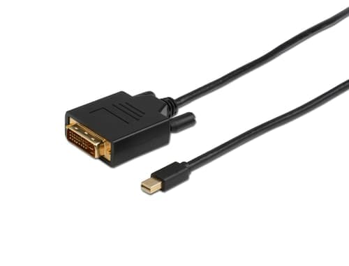 Prokord Mini Displayport To Dvi-d Singel Link 1.0m Black 1m Mini Displayport Dvi-d Svart
