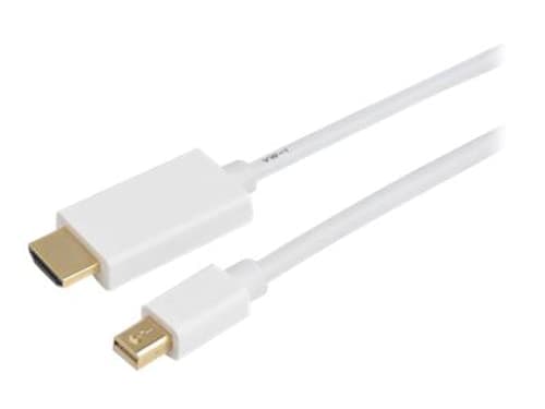 Prokord Hdmi-kabel 5m Mini Displayport Hdmi Hvit