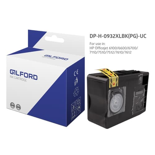 Gilford Blekk Svart 932xl Blk - Oj 6100/6600/6700 Premium