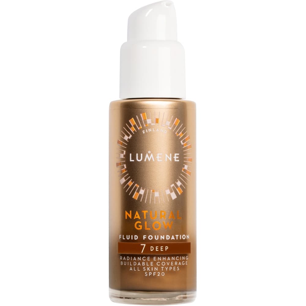 Natural Glow Fluid Foundation SPF20, 7 Deep