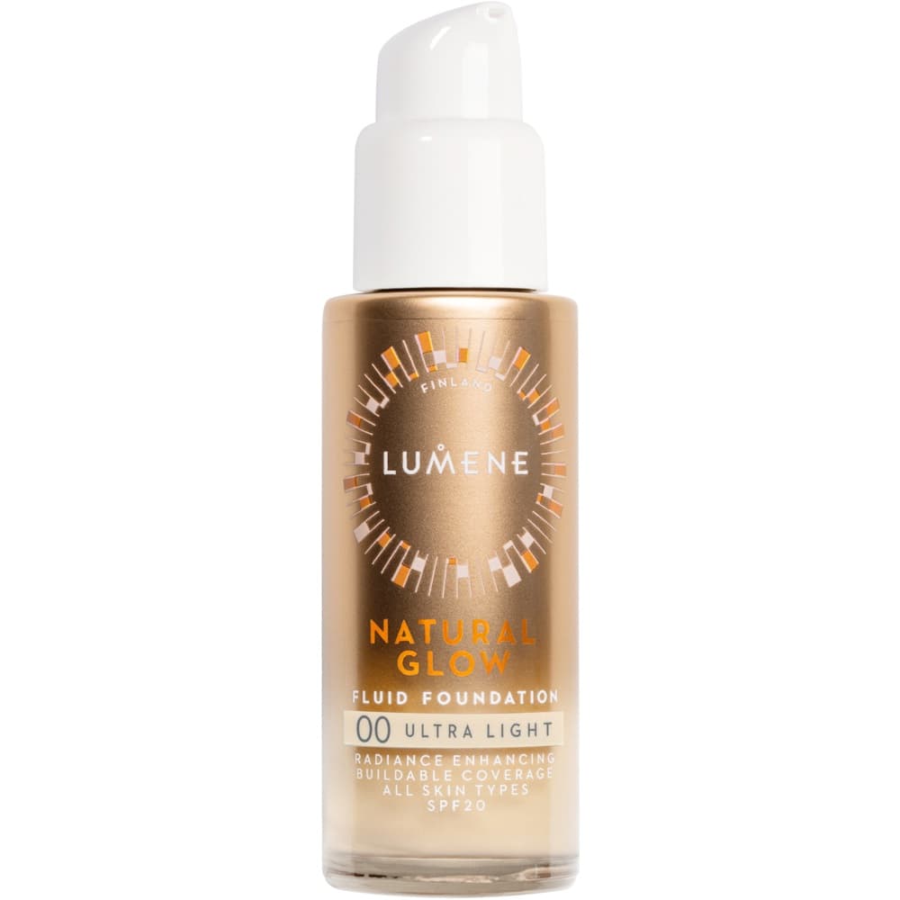Natural Glow Fluid Foundation SPF20, 00 Ultra Light