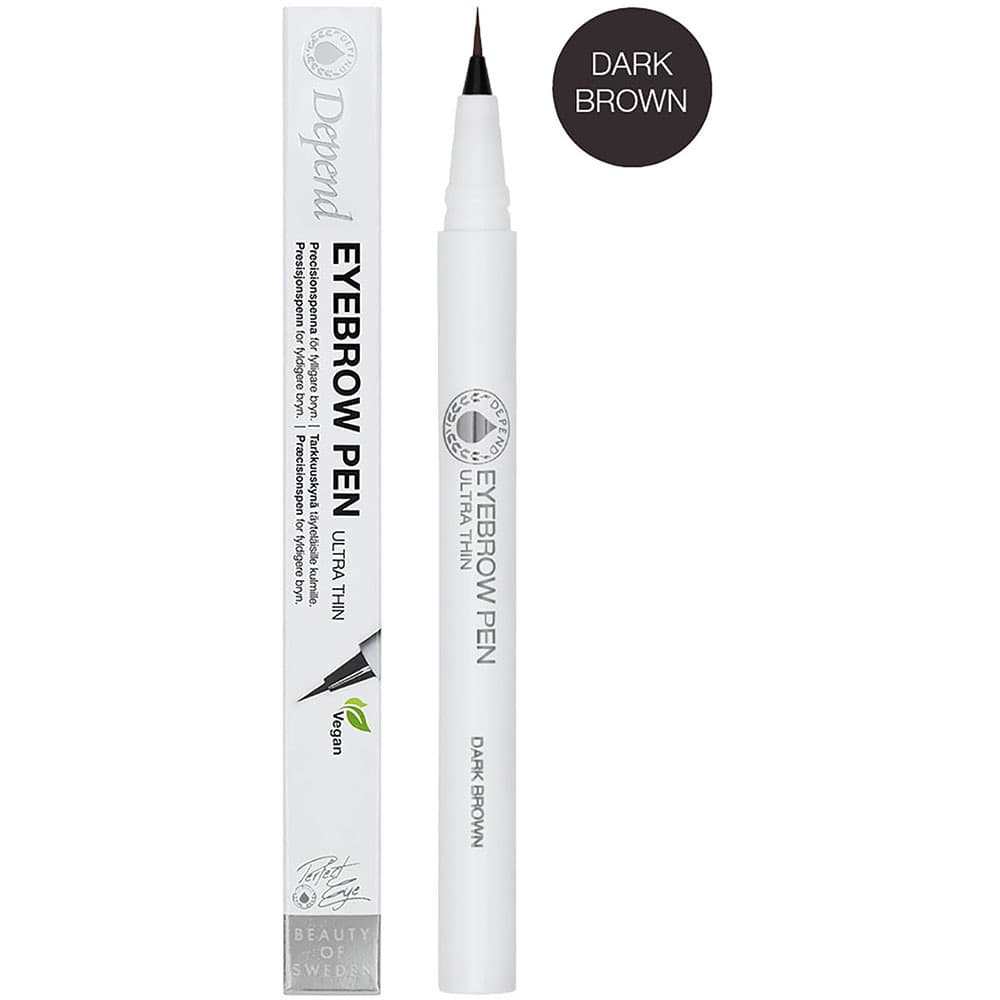 PE Eyebrow Pen Ultra Thin, Dark brown