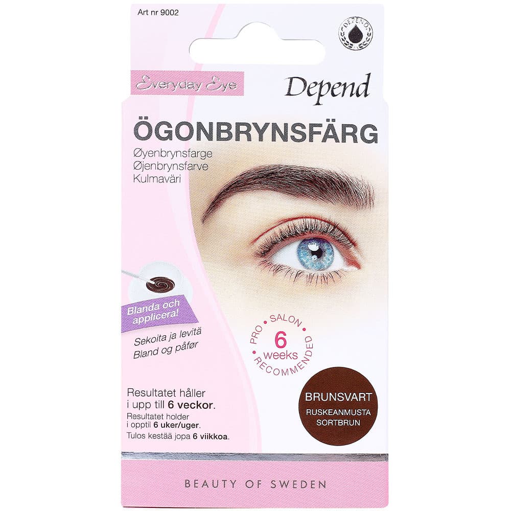 Everyday Eye Eyebrow Colour, BrownBlack