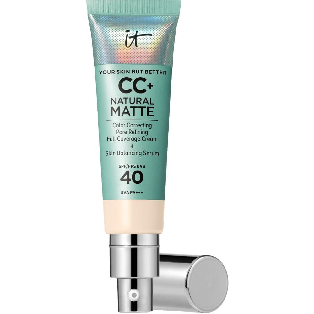 CC+ Cream Natural Matte Foundation SPF40, 02 Fair Ivory