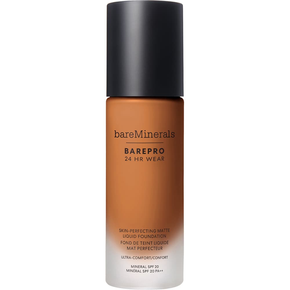 BarePro 24H Matte Comfort Liquid Foundation, 46 Medium Deep Warm